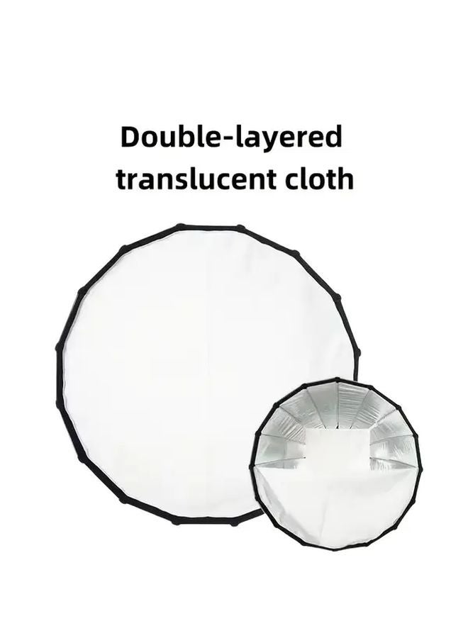 90cm Parabolic Softbox Bowens Mount Quick Setup Folding With Honeycomb Grid - Image 5